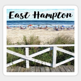 Main Beach East Hampton Sticker